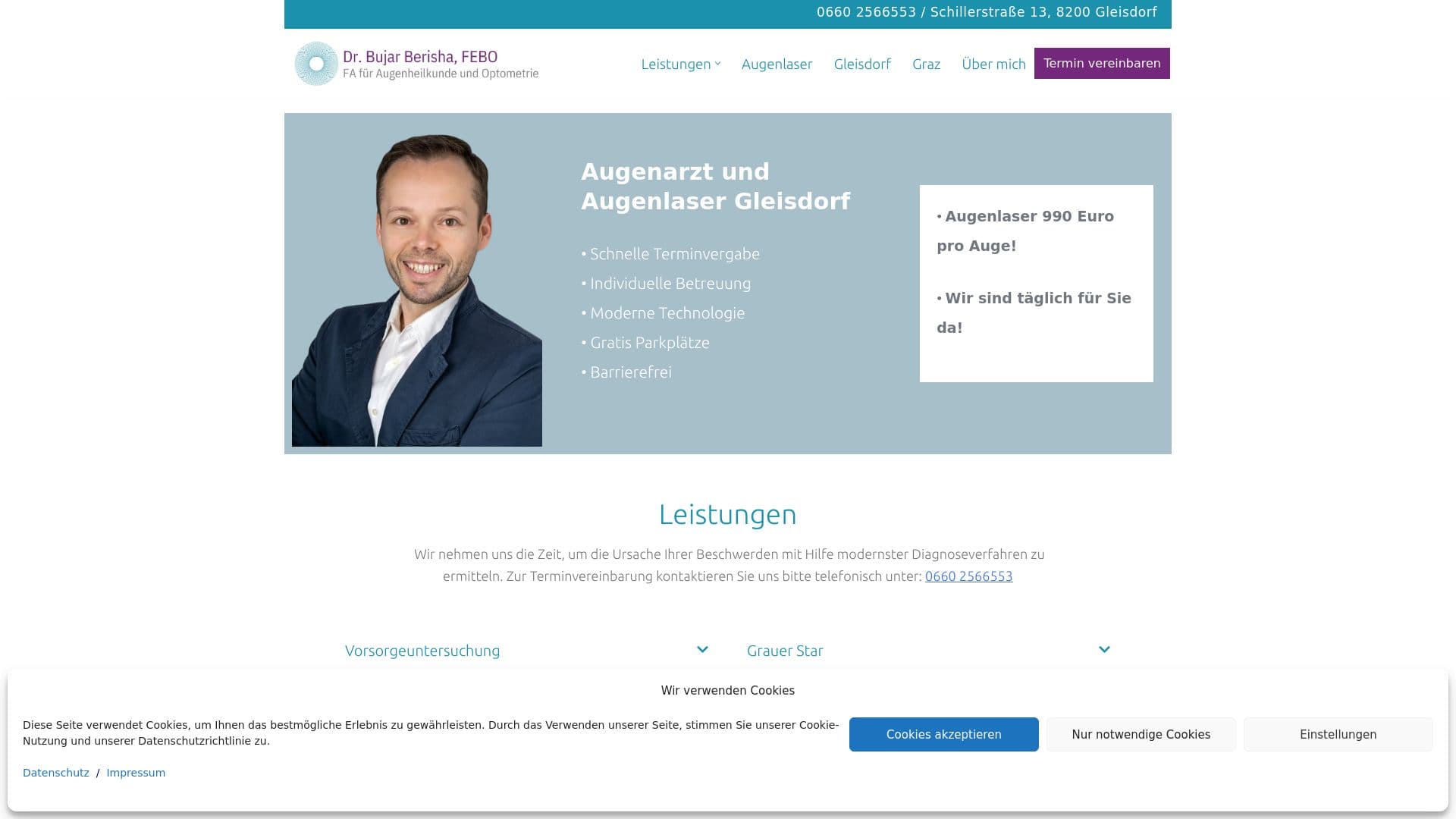 AUGENARZT Dr. Berisha