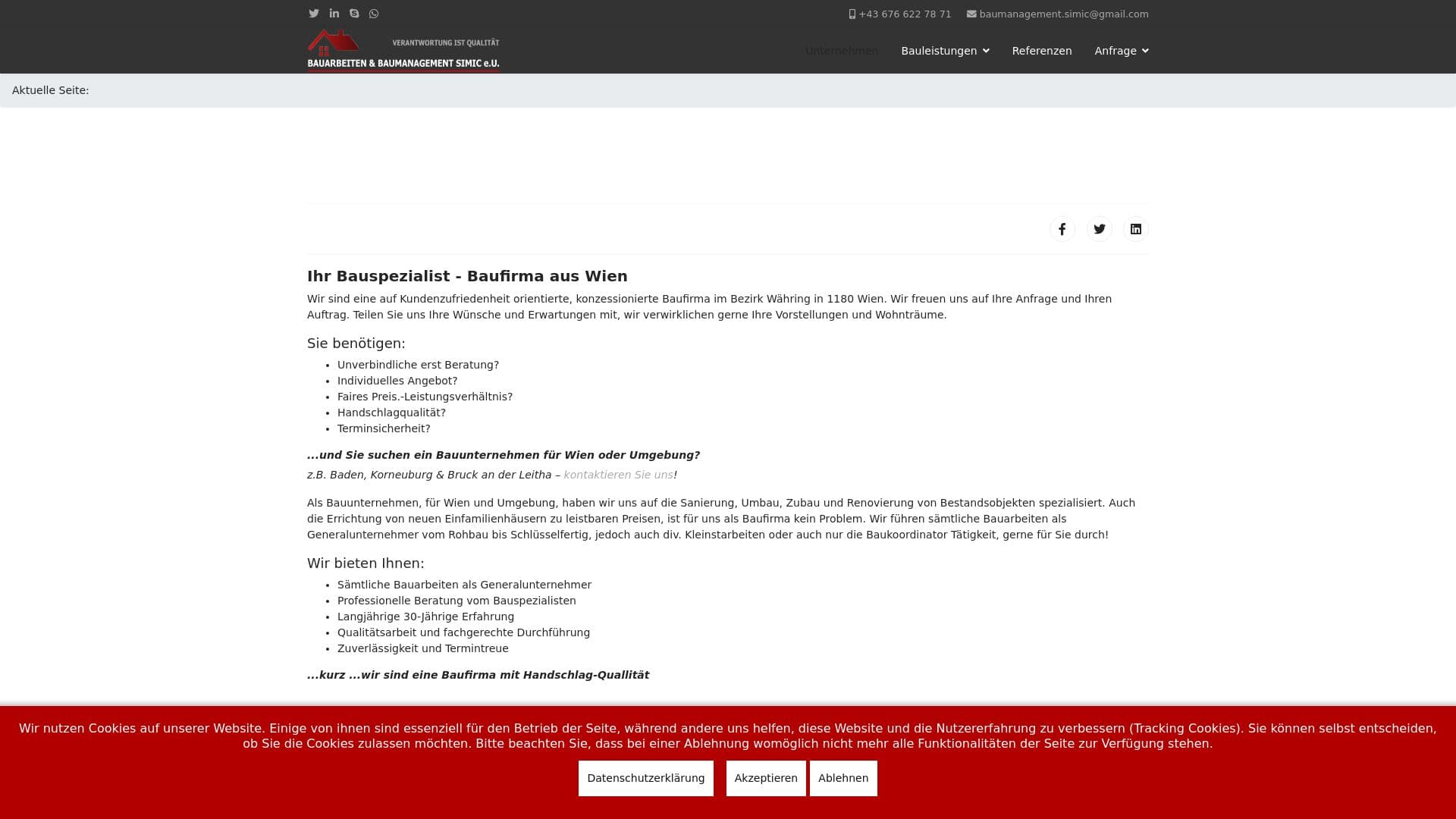 BAUARBEITEN & BAUMANAGEMENT SIMIC e.U.