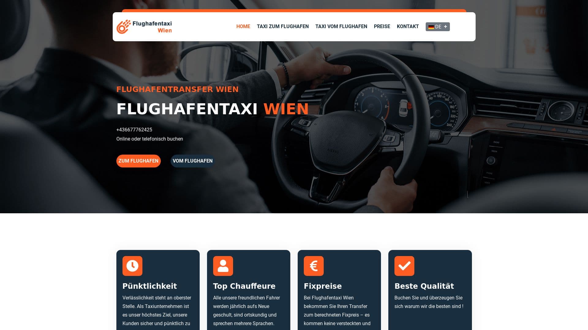 Flughafentaxi Wien Flughafen Wien