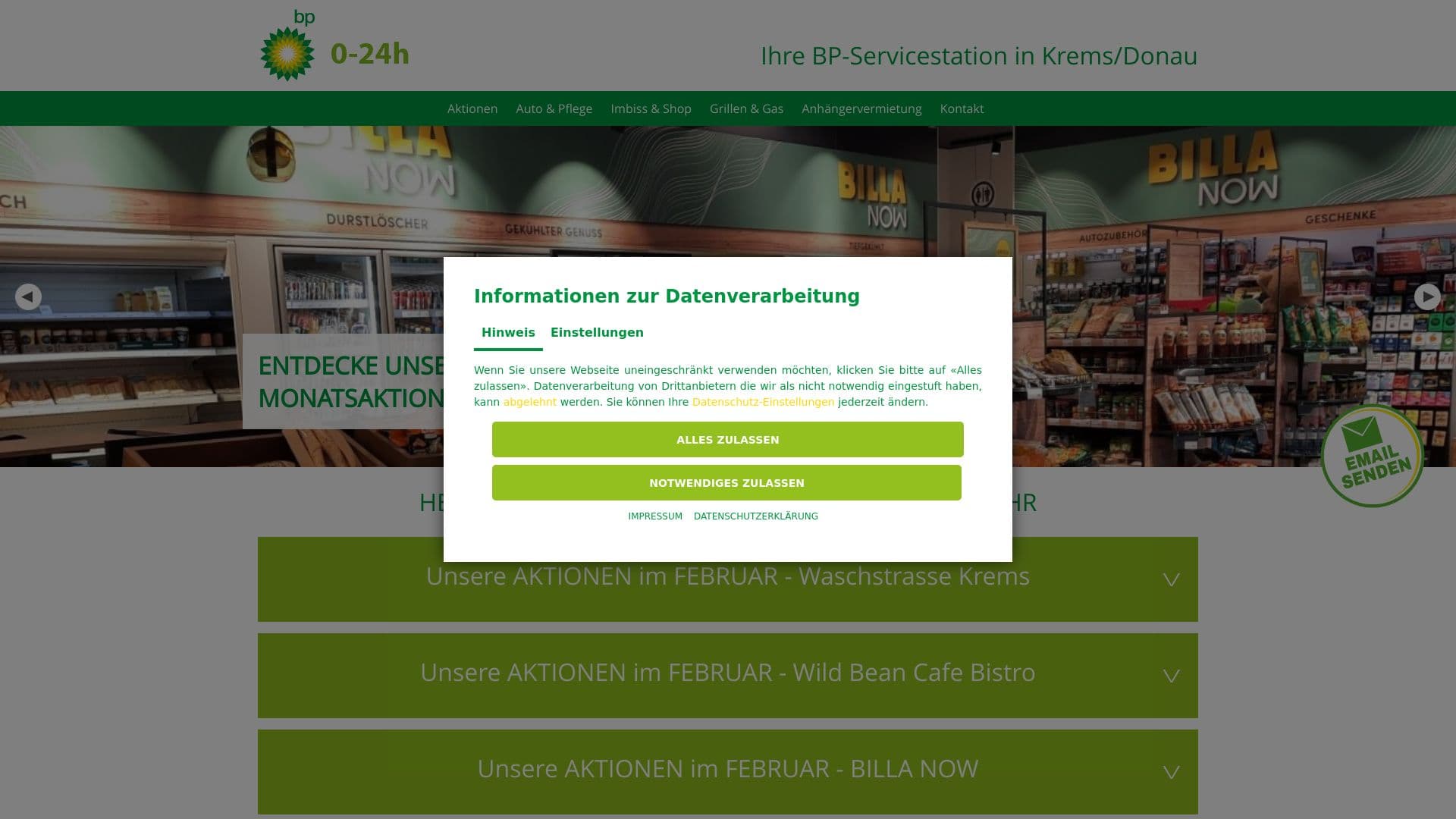 Ge.Eb GmbH – BP – ServiceStationen