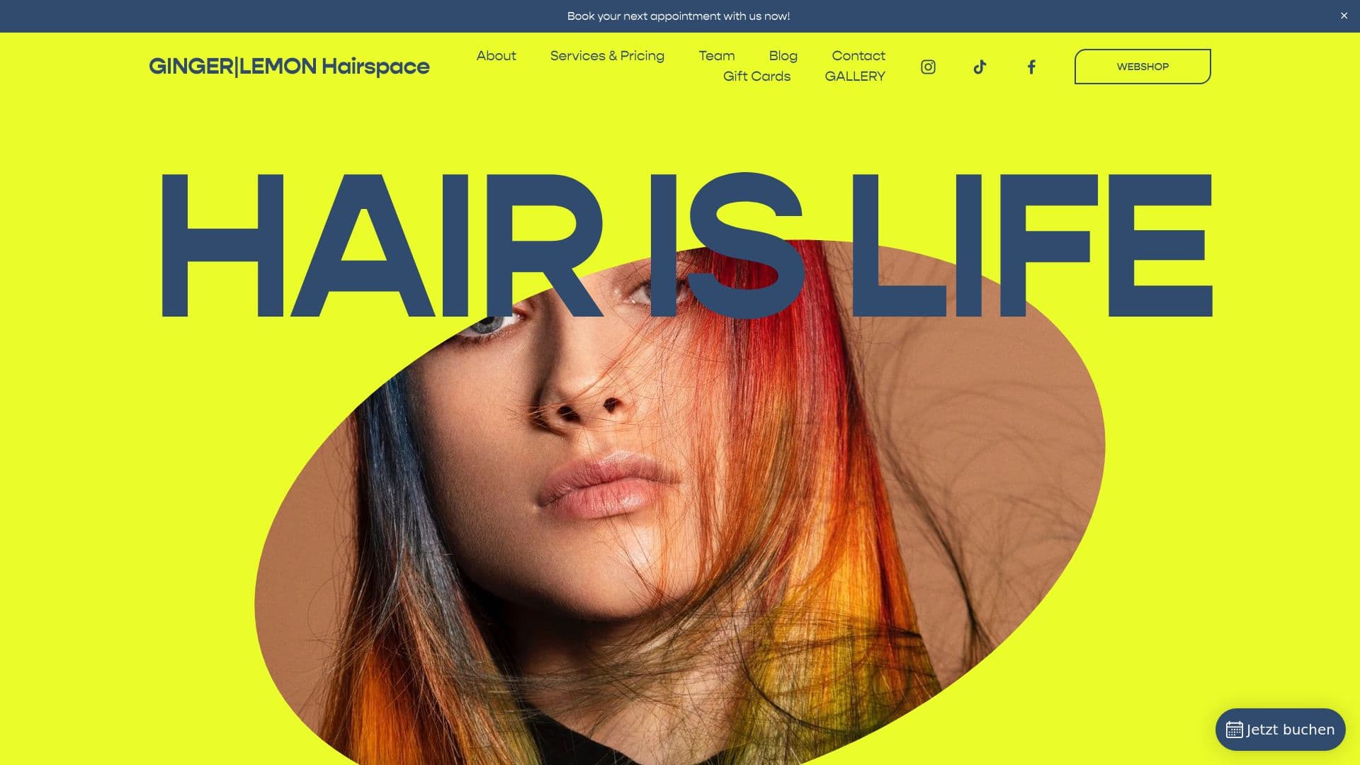GINGER|LEMON Hairspace
