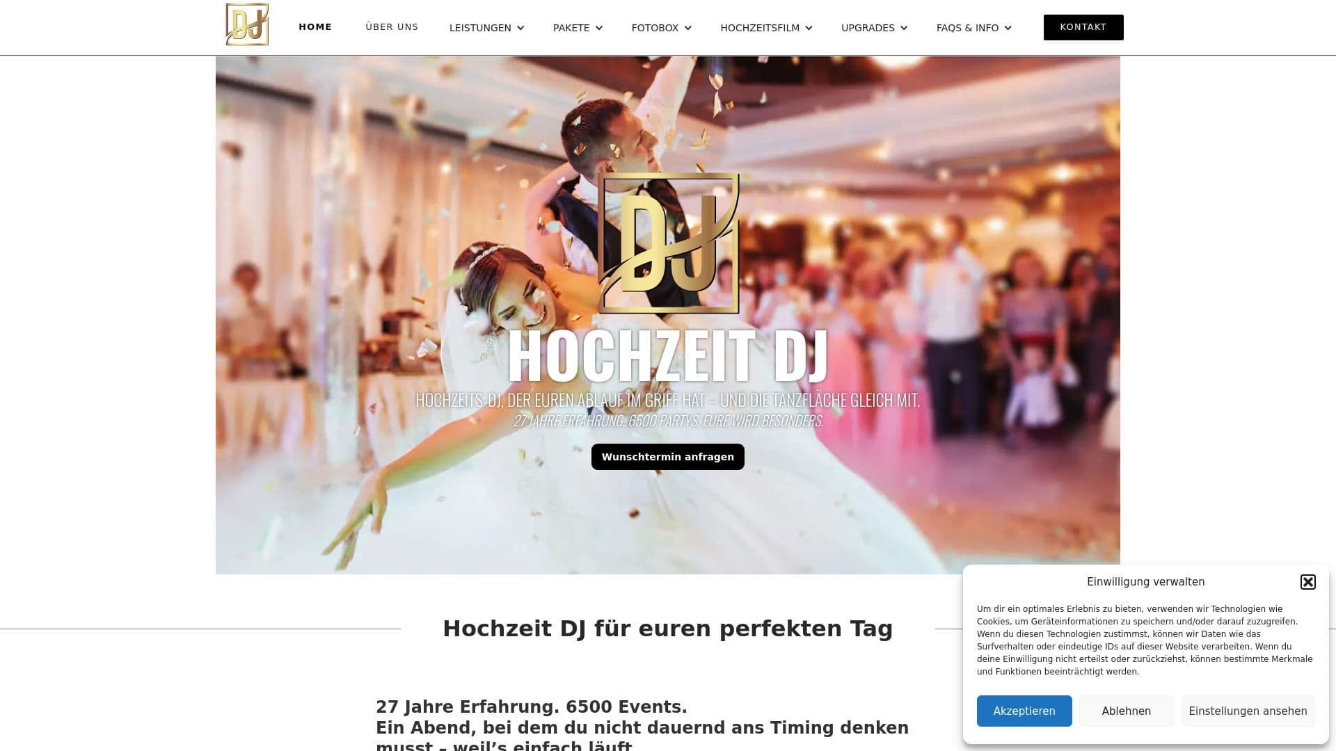 Hochzeit-dj.co.at by Deluxe events