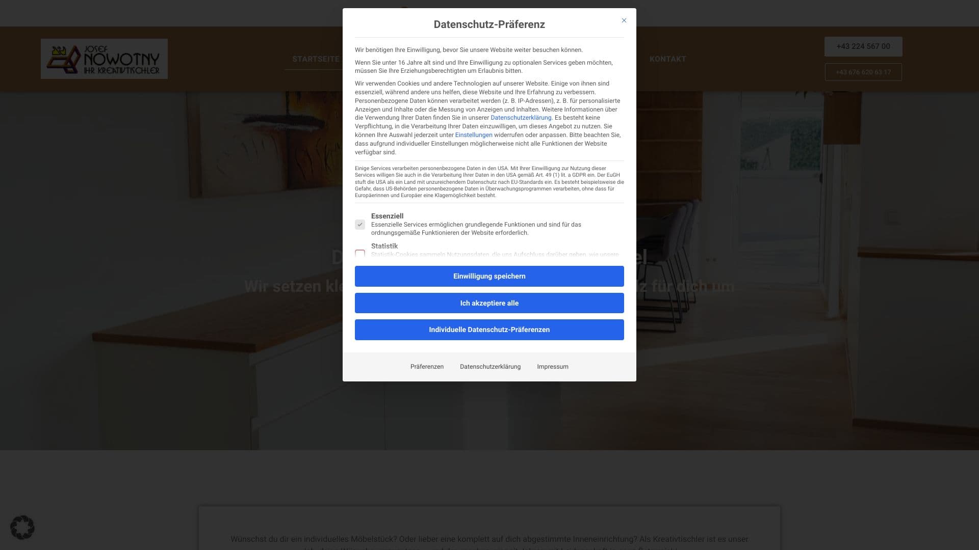 Kreativtischler Nowotny