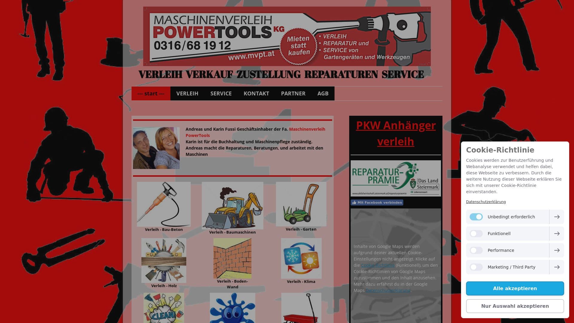 Maschinenverleih Powertools