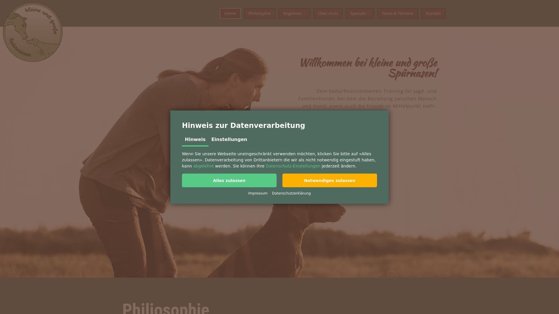 Nadin Mayer, Hundetraining