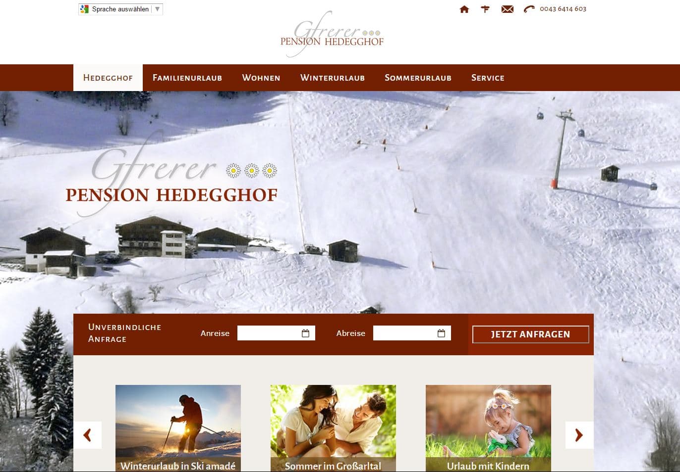 Pension Hedegghof in Großarl