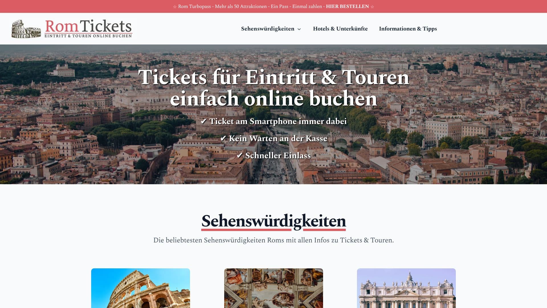 Rom-Tickets.de