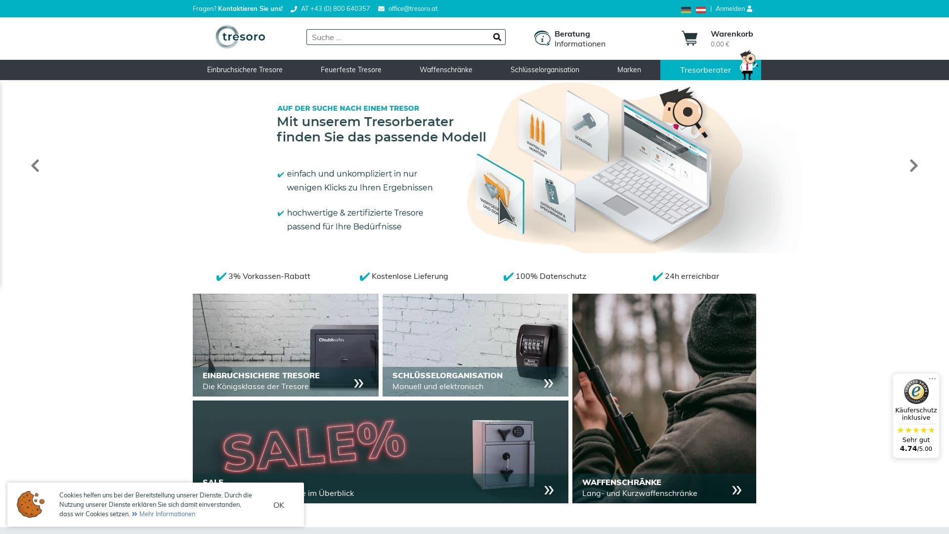 Secureo GmbH Tresoro Österreich