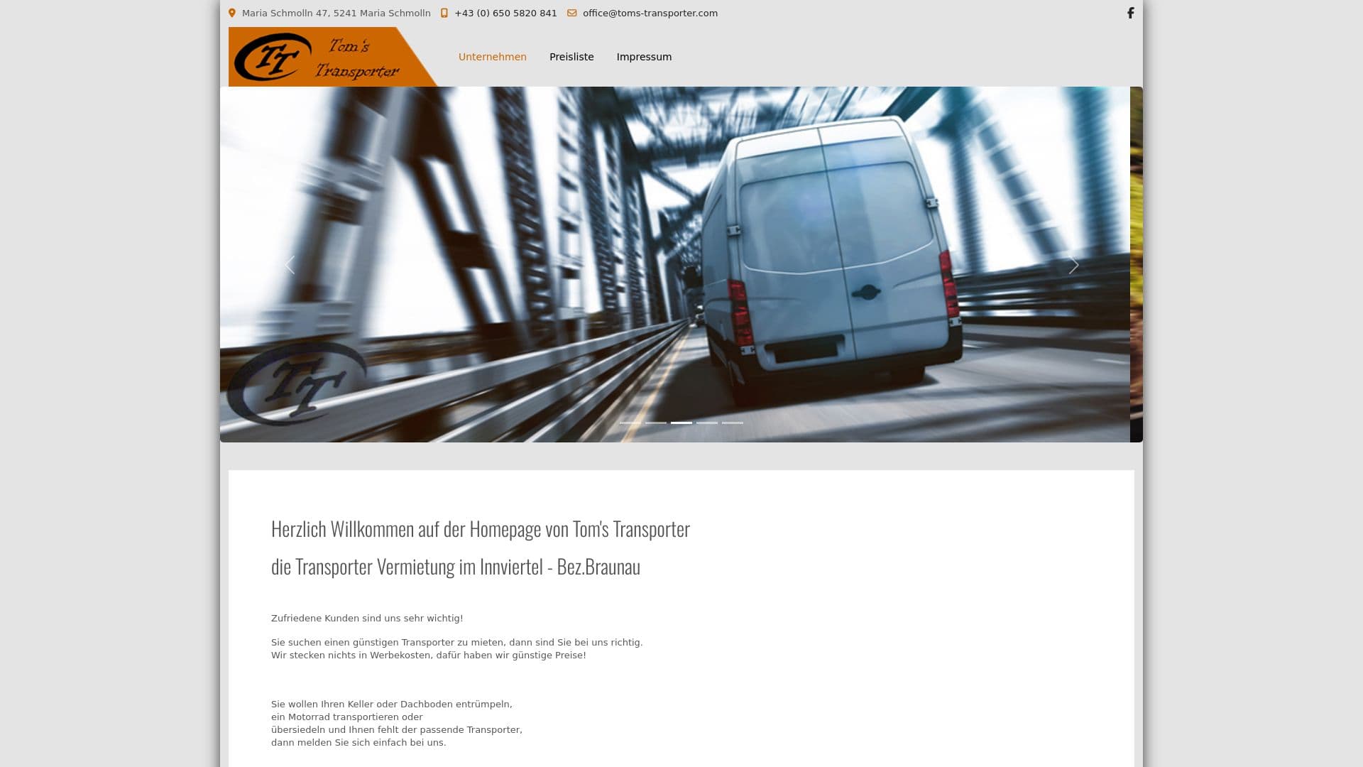 Thomas Schoiswohl -  Tom´s Transporter