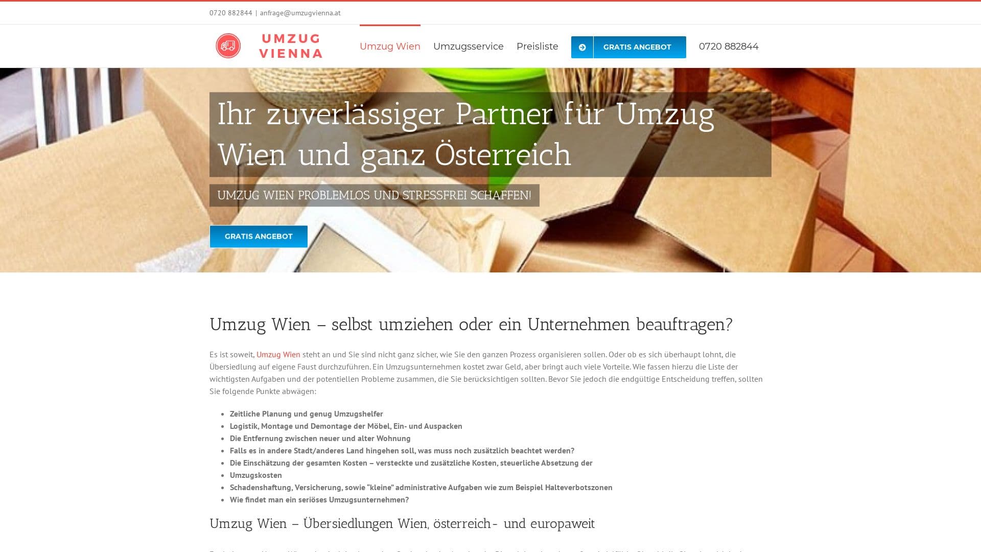 Umzug Vienna