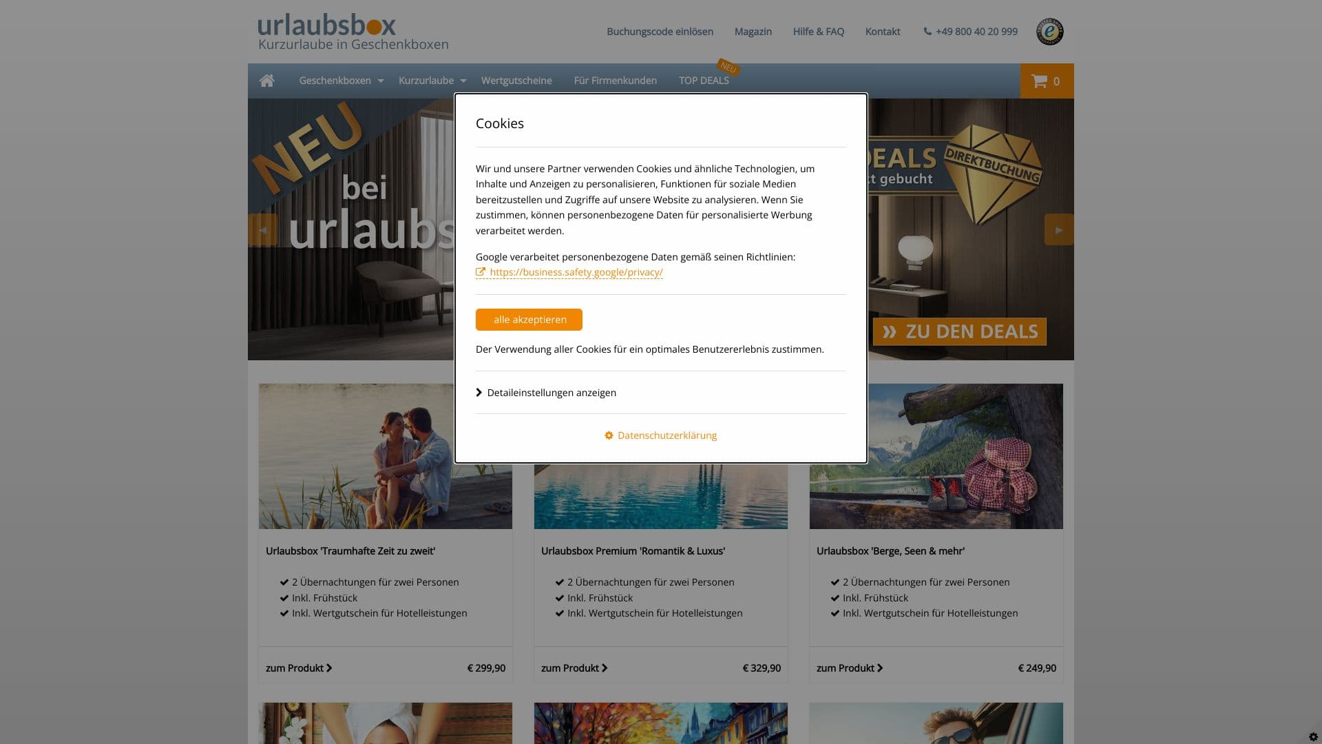 Urlaubsbox – Invent Marketing