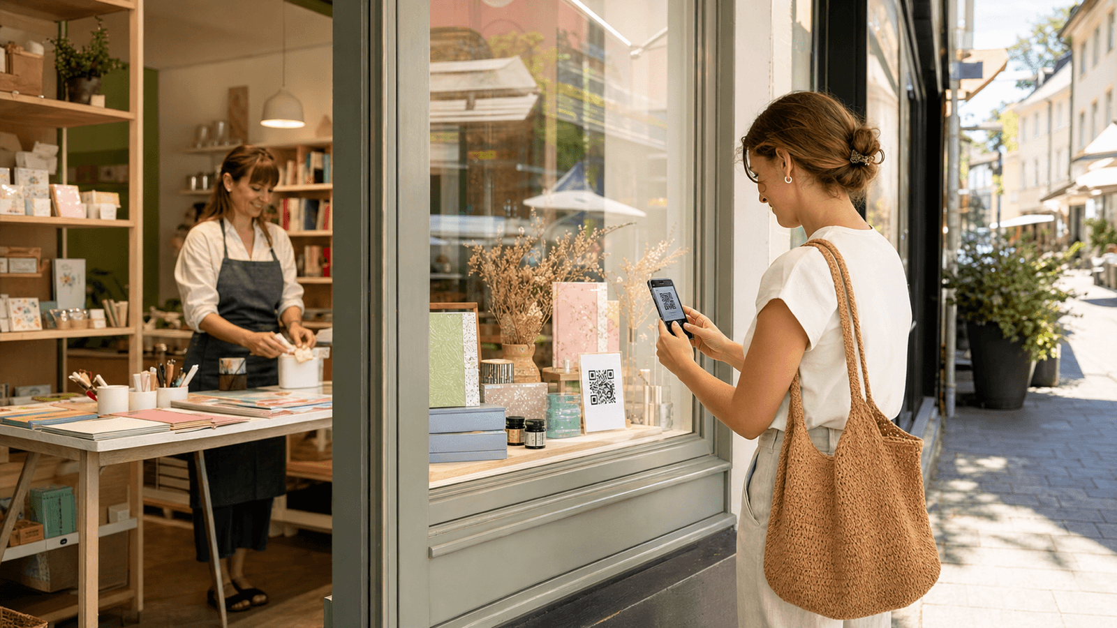 QR-Code für lokale Betriebe: Von der Auslage zur mobilen Anfrage