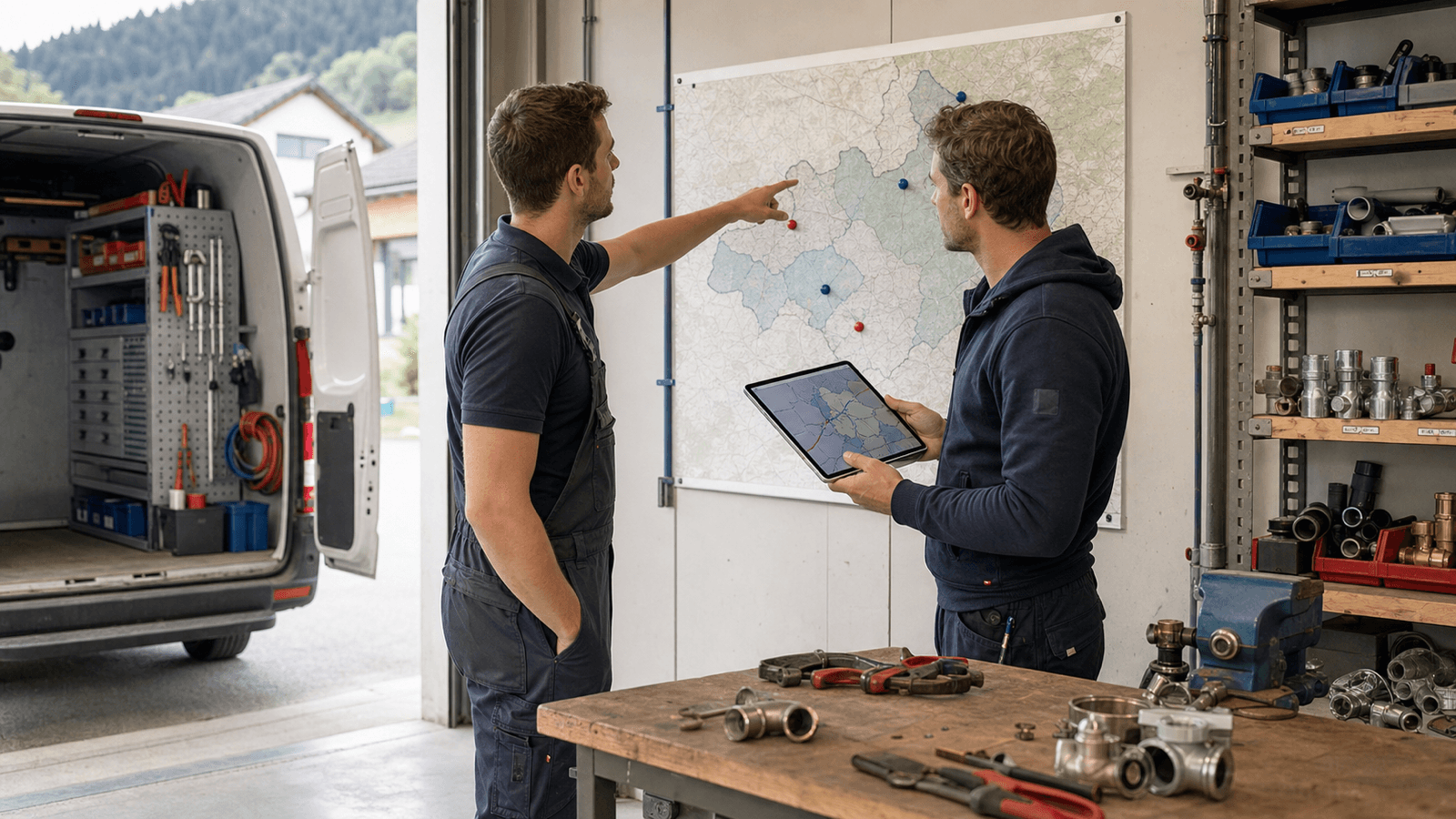 Servicegebiete für KMU: Orte und Leistungen lokal sichtbar machen