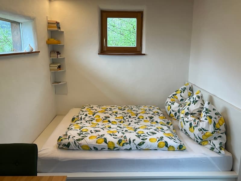 Doppelbett Tinyhouse Attersee