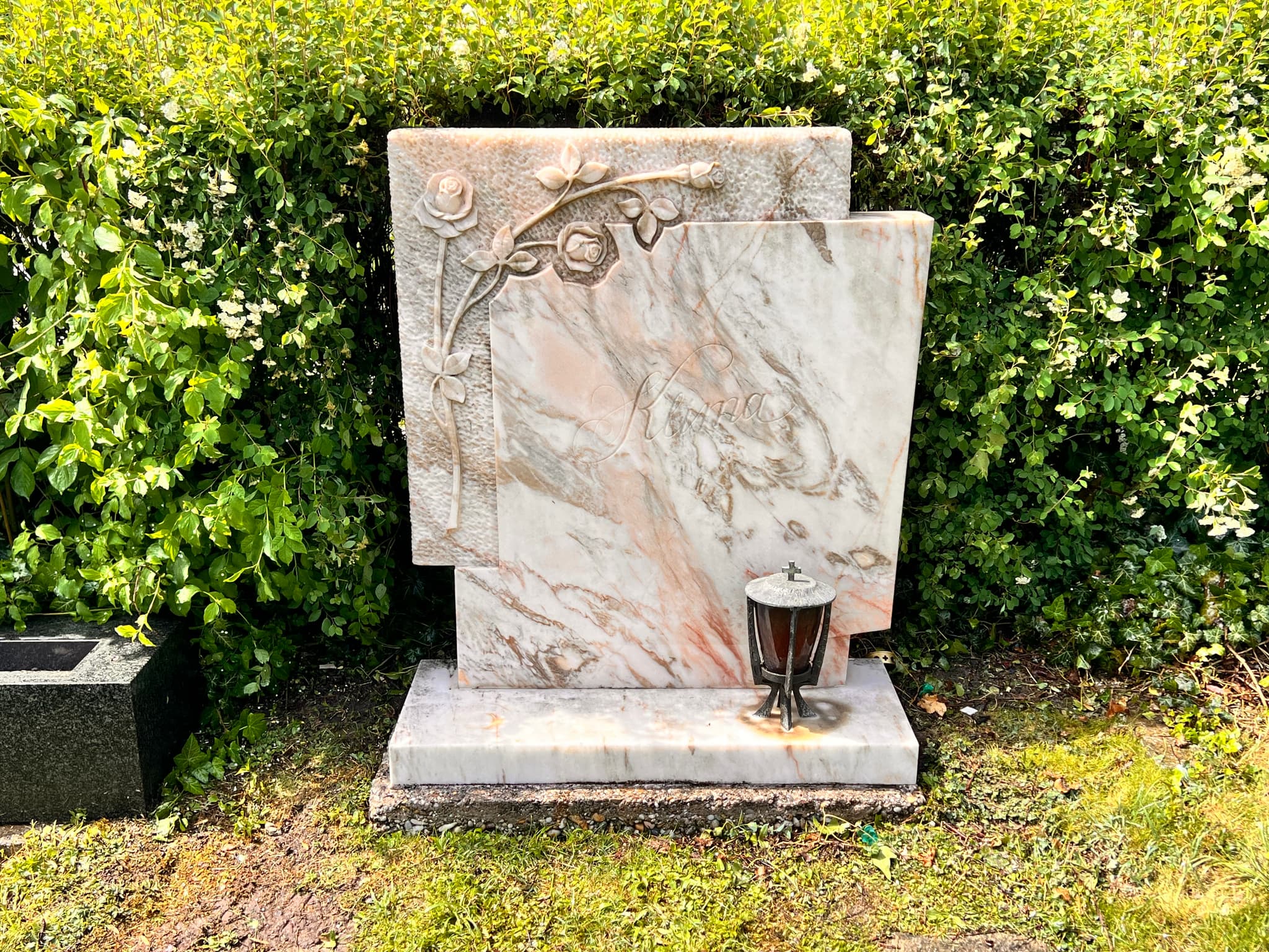 Grabstein aus Marmor Reinigungen