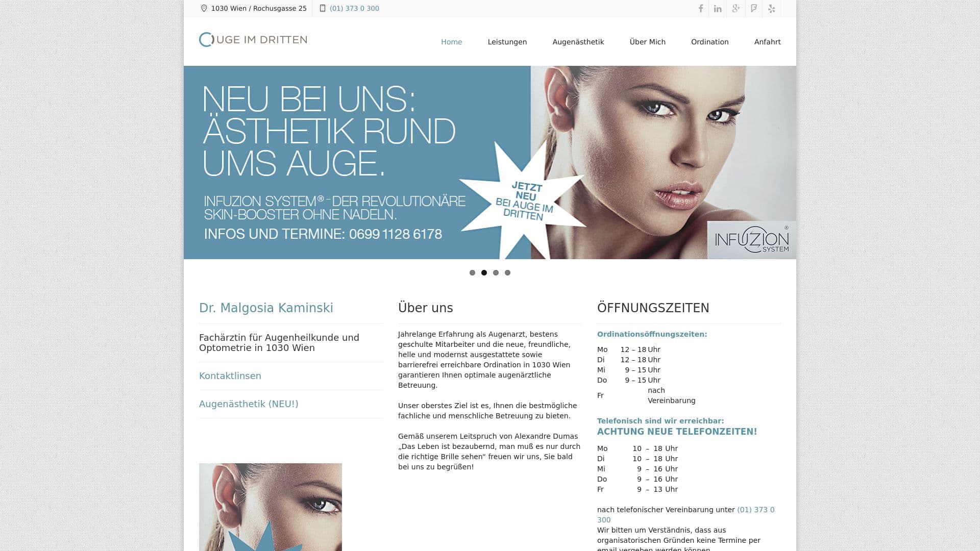 Augenärztin Dr. Malgosia Kaminski - Auge im Dritten