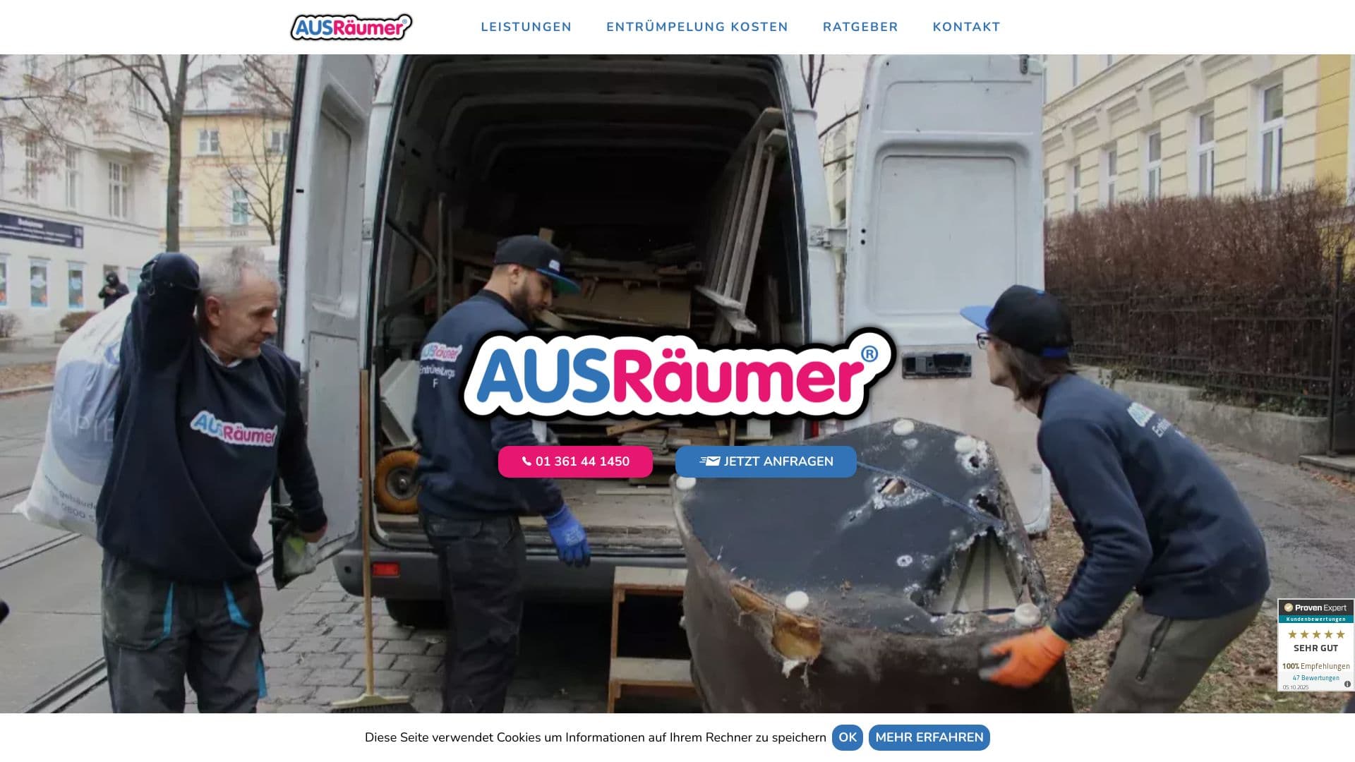 AUSRäumer e.U - Entrümpelung Wien - Räumung Wien