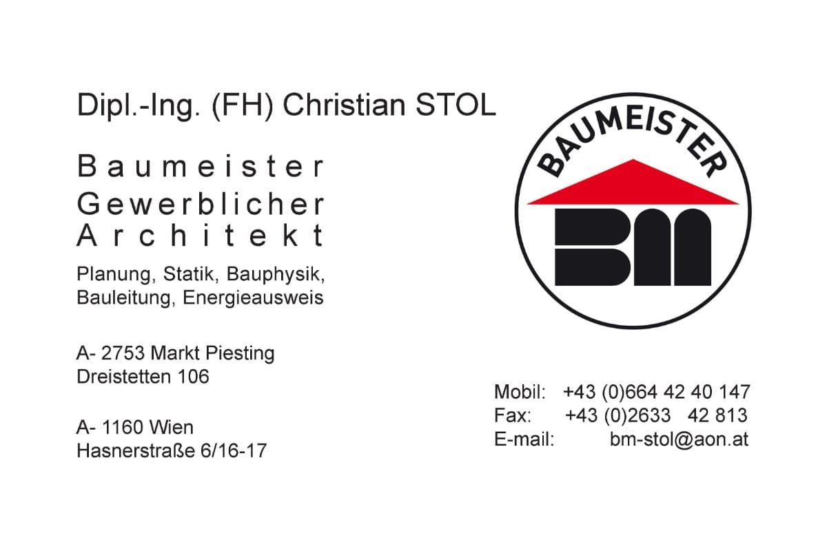 Bmstr. Dipl. Ing.(FH) Christian STOL