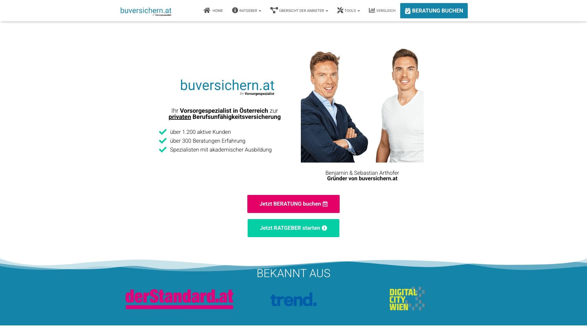 buversichern.at | Vorsorgeplattform zur Berufsunfähigkeitsversicherung