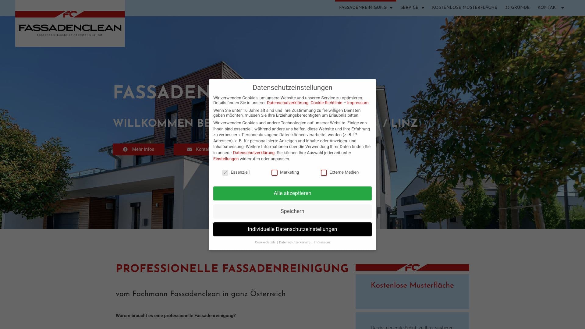 Dachclean | Fassadenclean CO GmbH