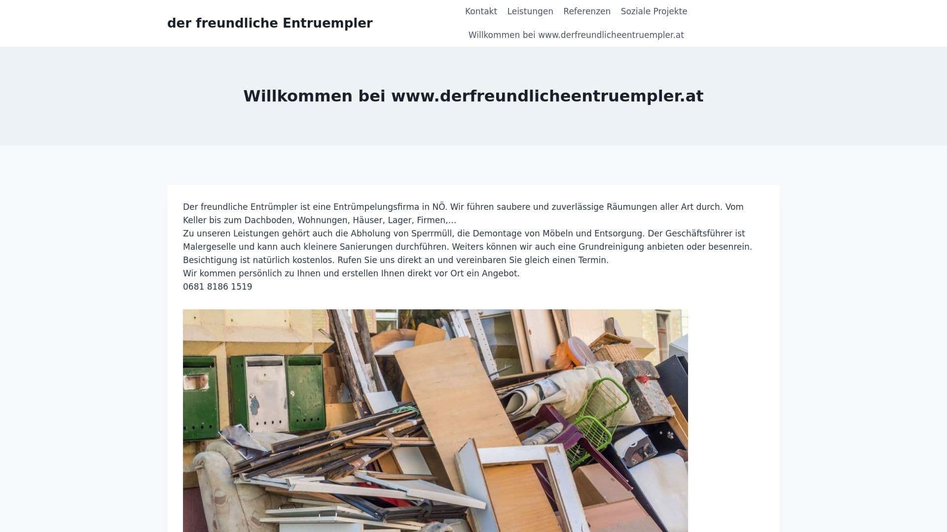 Der freundliche Entruempler