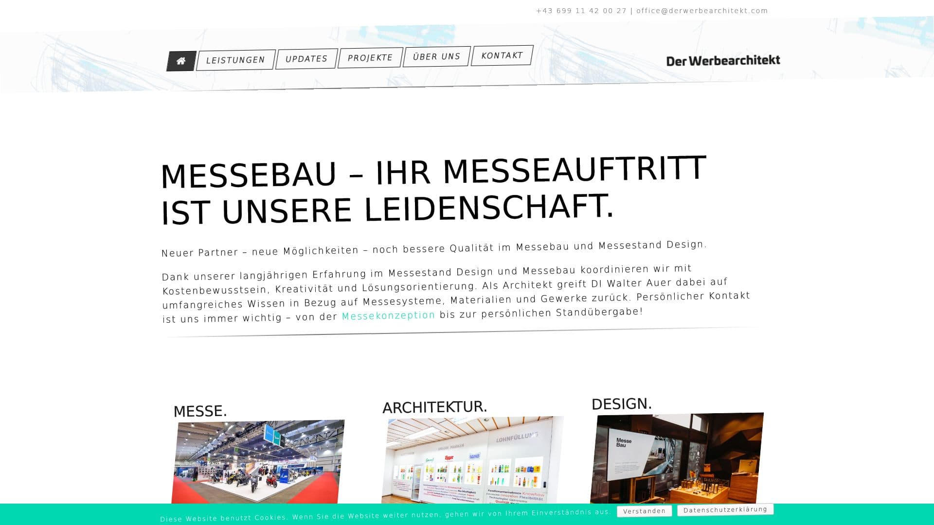 Der Werbearchitekt - Messe. Architektur. Design.