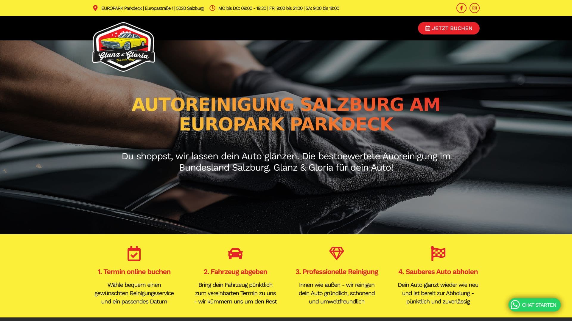Glanz und Gloria Autoreinigung Salzburg