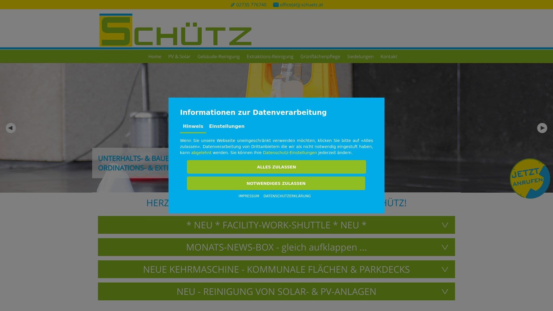 Johann Schütz - GEBÄUDEREINIGUNG