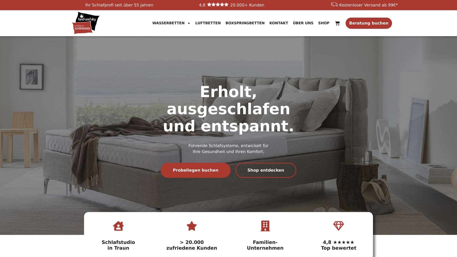 Land and Sky Schlafstudio Schönegger GmbH