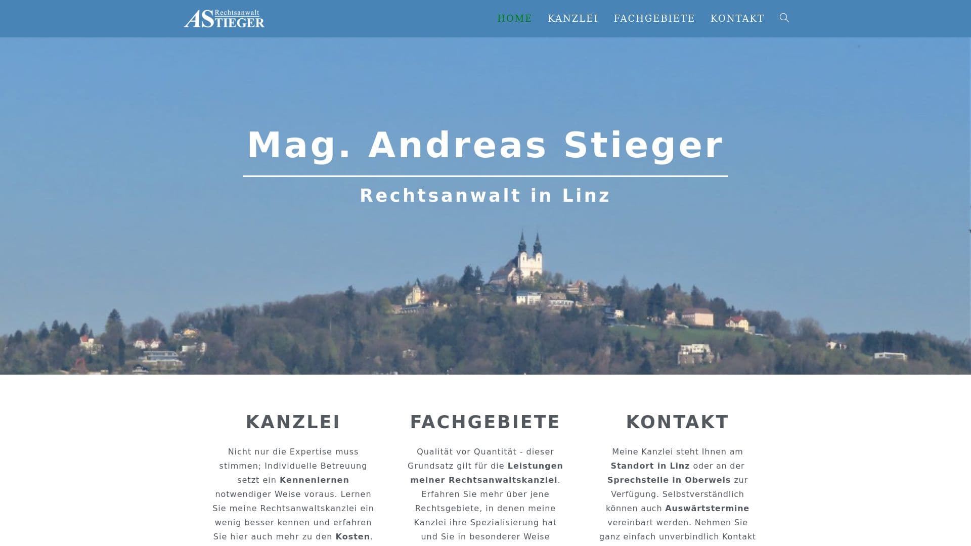 Mag. Andreas Stieger - Ihr Rechtsanwalt in Linz