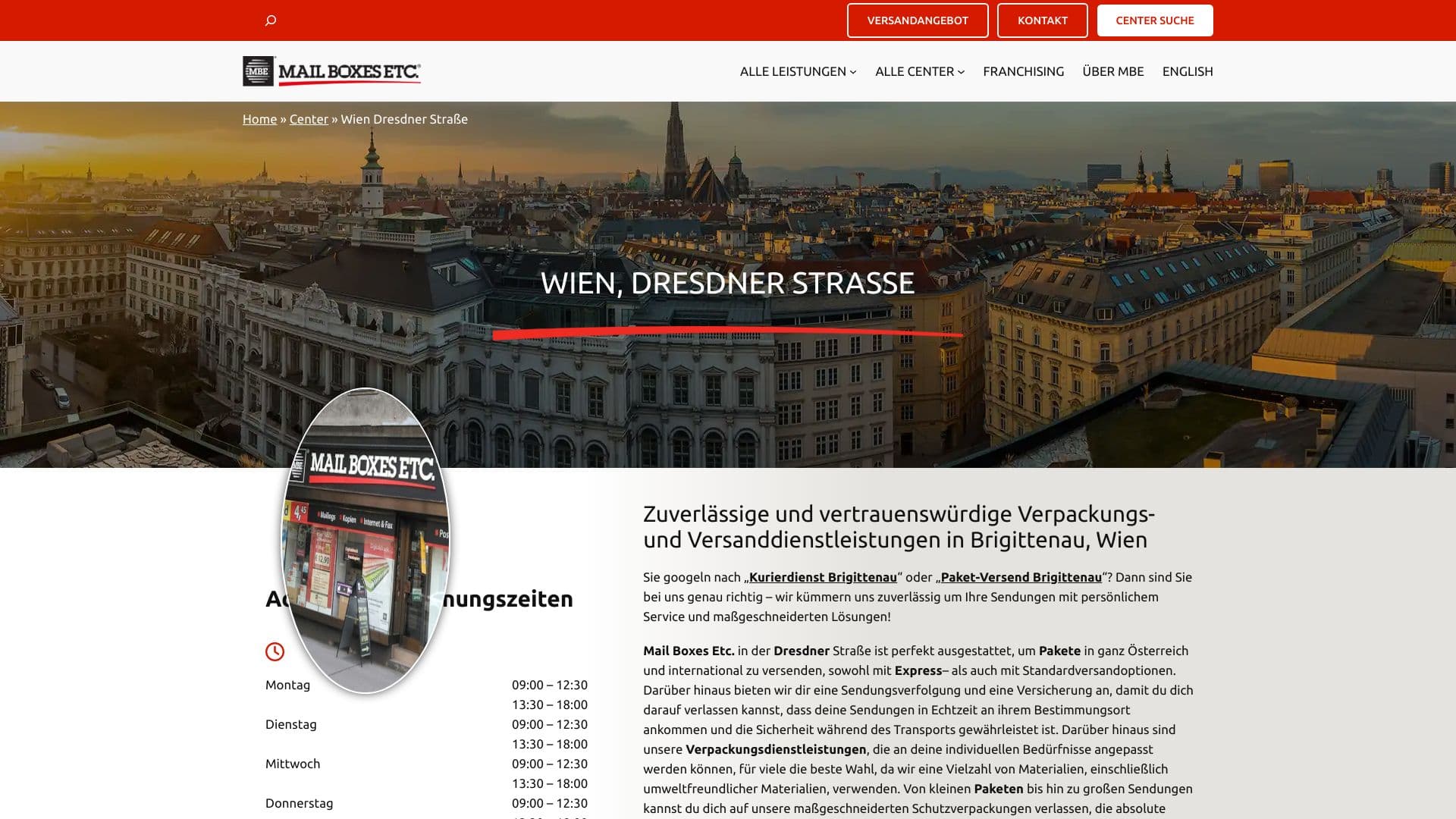 Mail Boxes Etc. Dresdner Str. - Versand, Verpackung, Grafik & Druck