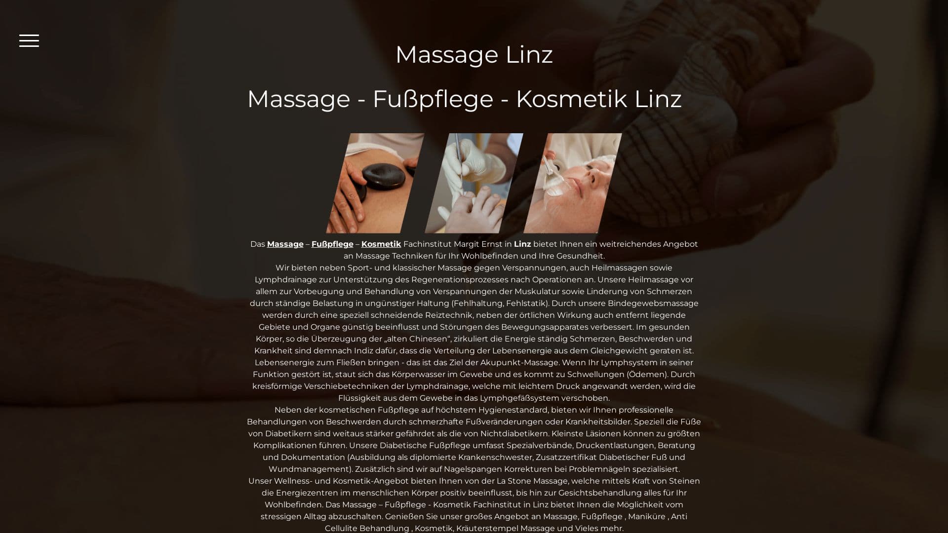 Massage – Fußpflege - Kosmetik Institut Margit Ernst