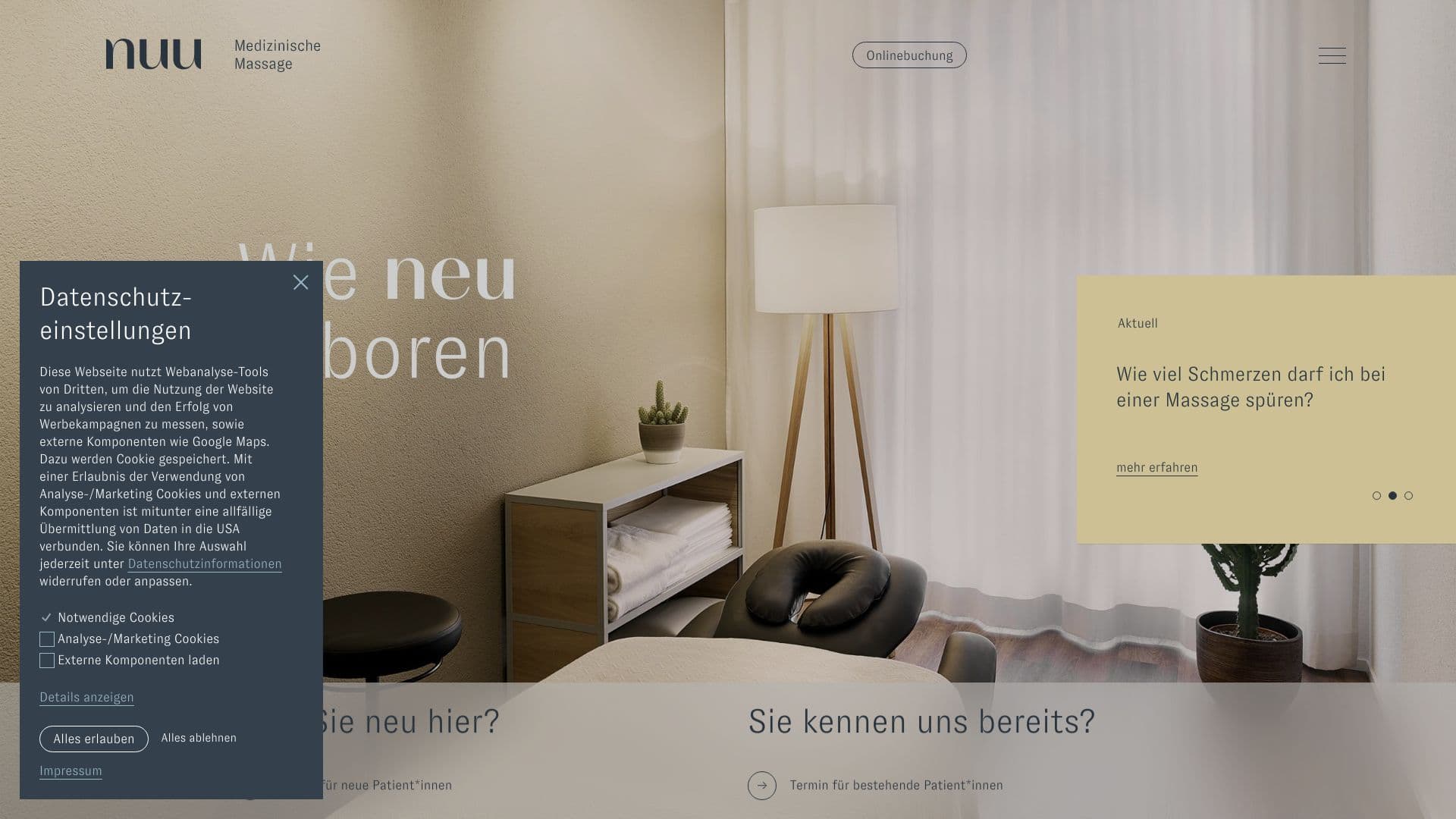 Nuu Medizinische Massage