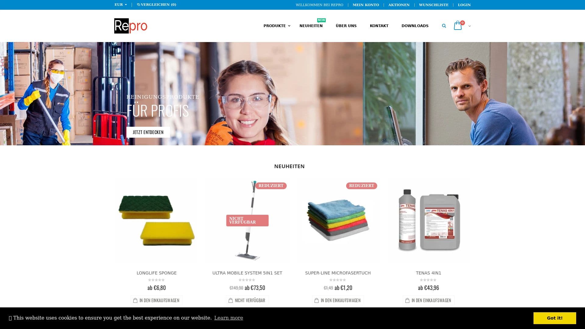 Repro Isler Reinigungsprodukte Handel