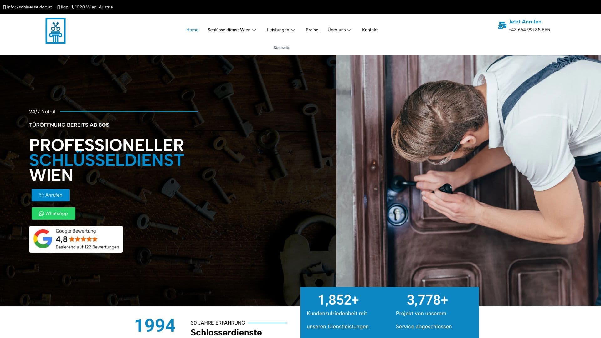 Schlüsseldoc – Aufsperrdienst & Schlüsseldienst Wien