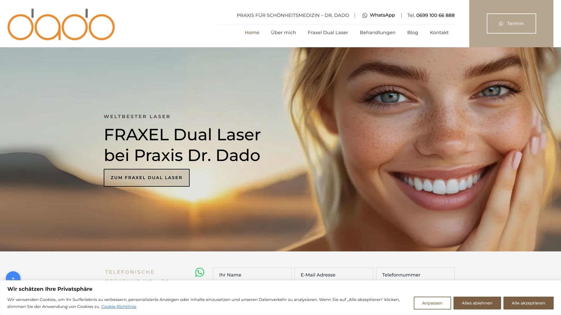 SCHÖNHEITSPRAXIS DR. DADO/FRAXEL DUAL LASER ZENTRUM